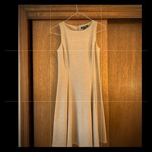 Houndstooth camel Ralph Lauren Dress